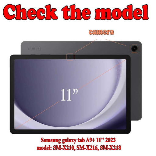 For Samsung Galaxy Tab A9 plus 11 Case Tire Texture Shockproof TPU+PC Tablet Cover with Kickstand – Green - buy-cases