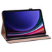 SVcase Premium for Galaxy Tab S10 11 / S9 11 / S9 FE 10.9 case PU Stand Cover Line with Card Slots - Black - SVcase